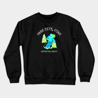 Park City, Utah Skiing Crewneck Sweatshirt